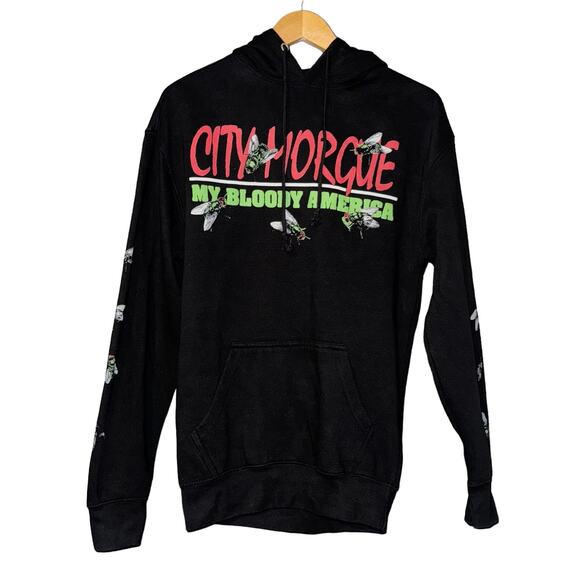 None and/or Unknown Other - City Morgue My Bloody America Tour Hoodie Sz Small Zillacami Sosmula Flies RARE